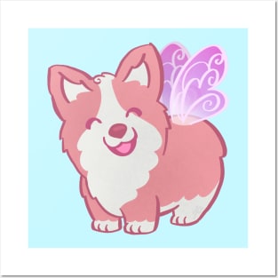 Corgi Fairy Posters and Art